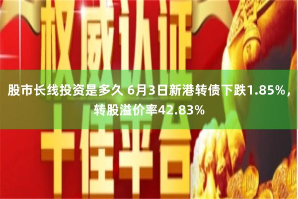 股市长线投资是多久 6月3日新港转债下跌1.85%，转股溢价率42.83%